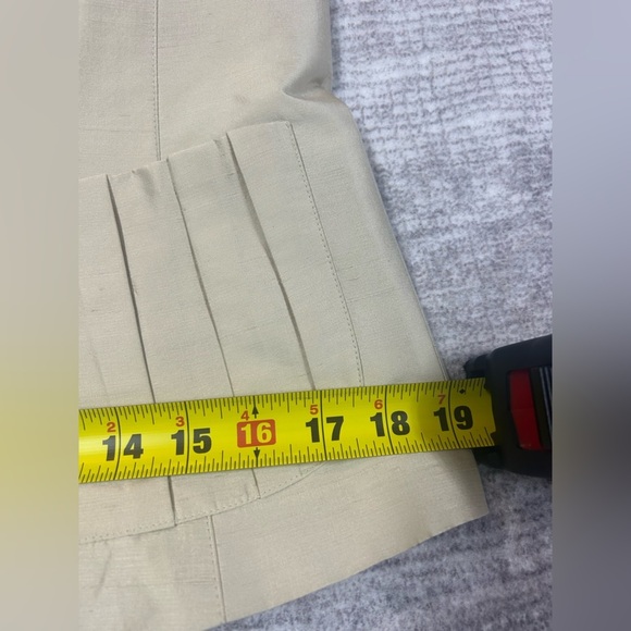 Lafayette 148 NY Womens Beige Silk
Button Up Jacket Size 6 Event Dressy - Picture 9 of 12